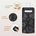 thumbnail image 3 of Travel Containers for Liquids - 12 Pack Leak Proof 3oz TSA Approved Liquid Travel Pouches, Stand Up, Slim & Lightweight Design, Space Saving, Pack More Shampoo Conditioner Lotion Body Wash, 3 of 10