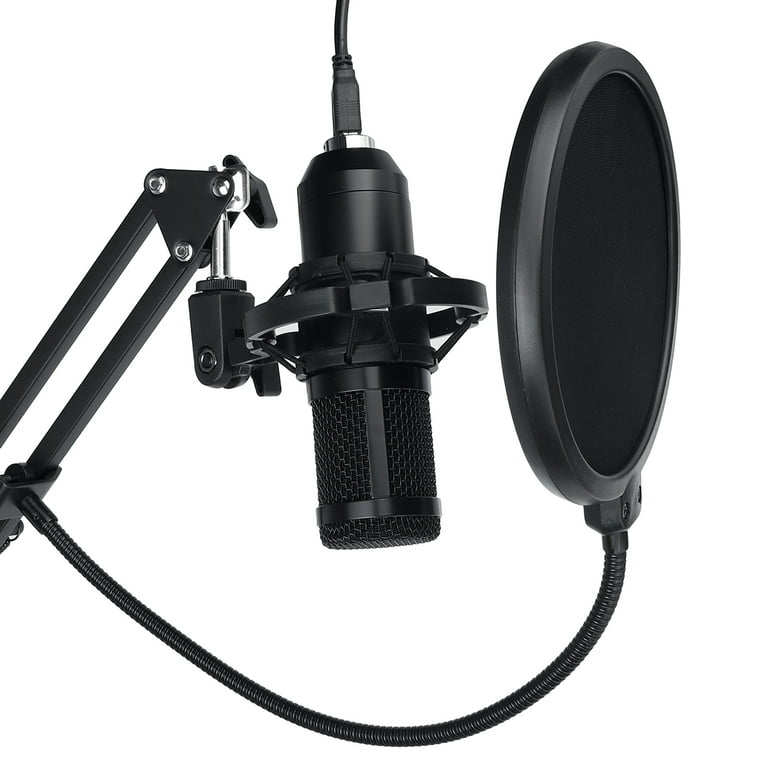Dropship USB Streaming Podcast PC Microphone,Professional Computer Mic  192kHz/24bit Studio Cardioid Condenser Kit With Sound Card Desktop Stand  Shock Mount Pop Filter For Skype r to Sell Online at a Lower Price
