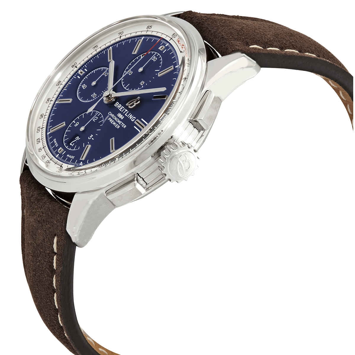 Breitling Premier Chronograph Automatic Chronometer Blue Dial Men's Watch  A13315351C1X1 - Walmart.com