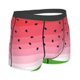 thumbnail image 3 of Daiia Watermelon Men's Underwear Boxer Briefs, Cotton Stretch Moisture-Wicking Underwear-Medium, 3 of 9
