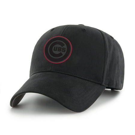 MLB Chicago Cubs Black Mass Basic Adjustable Cap/Hat by Fan Favorite