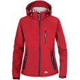 thumbnail image 3 of Trespass - Chaqueta Softshell cortavientos modelo Bela con capucha para mujer (Granate) Trespass UTTP176_P, 3 of 3
