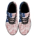 thumbnail image 2 of Fish Fishing American flag Shoes Sneakers Black Size 12, 2 of 7