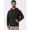 thumbnail image 4 of DARING DIVA Long Sleeve Jacquard Pullover Hooded Sweatshirts S Black, 4 of 7