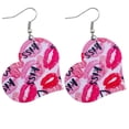 thumbnail image 2 of Jusqu'à 65% de Rabais Boucles d'Oreilles Saint Valentin Coeur Amour Lèvres Rouges Double Face Boucles d'Oreilles Collier Boucles d'Oreilles Jewelry sur le Dégagement, 2 of 2
