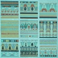 thumbnail image 1 of Ahgly Company Machine Washable Indoor Square Transitional Dull-Sea Green Area Rugs, 8' Square, 1 of 7