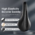 thumbnail image 4 of Sillines de bicicleta Sillín de bicicleta grueso de alta elasticidad, almohadilla suave de PU, asientos de bicicleta de carretera, cómodo, transpirable, antideslizante, cojín para ciclismo WEST BIKING Sillines de bicicleta, 4 of 7