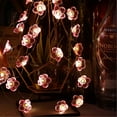 thumbnail image 3 of Morttic Cherry Blossom String Light, 20 LEDs 7FT Flower String Lights Christmas Decorative Lights Battery Powered Novelty Light for Party, Patio, Garden, Home Decor, 3 of 8