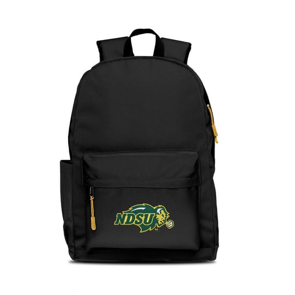 Black NDSU Bison Campus Laptop Backpack