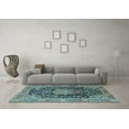 thumbnail image 3 of Ahgly Company Indoor Rectangle Persian Light Blue Traditional Area Rugs, 8' x 12', 3 of 4