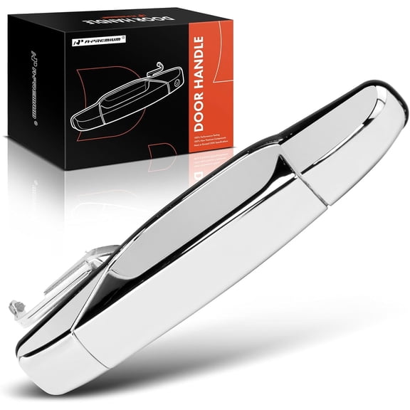 A-Premium - Rear Right Passenger Exterior Door Handle - Compatible with Chevy, GMC & Cadillac Models - 2007-2014 - Silverado, Sierra, Tahoe, Suburban, Avalanche, Yukon - Replace# 15915660, 22738726
