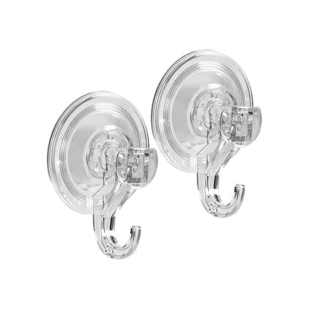 Ganchos de succión Autoadhesivo Colgador de pared de alta resistencia Impermeable Vacío Gancho sin perforaciones Hogar Baño Cocina Ventana Almacenamiento y organización del hogar L/2 piezas/juego Bearachild HA067830-01