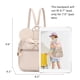 thumbnail image 2 of Mochila pequeña KL928 de piel sintética con lunares y lazo para niñas, 2 of 7