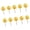Gold, variant on Weather Resistant Rotating Wind Spinner as Bird Prevention Decorations Suitable for Yard Gardens and Outdoor Spaces