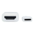 thumbnail image 4 of Tripp Lite USB C to HDMI Adapter Cable USB 3.1 Gen 1 4K M/M USB-C White 9ft, 4 of 5