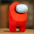 thumbnail image 1 of Among Soft Us Game Plush Toy With Music Kawaii Stuffed Doll, 1 of 5