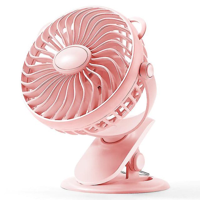 Ventilador Usb Mini Con Clip Ventilador Pequeño 1200mah Ventilador De Coche De Escritorio Ajustable De 3 Velocidades,11 Feliz Sencillez