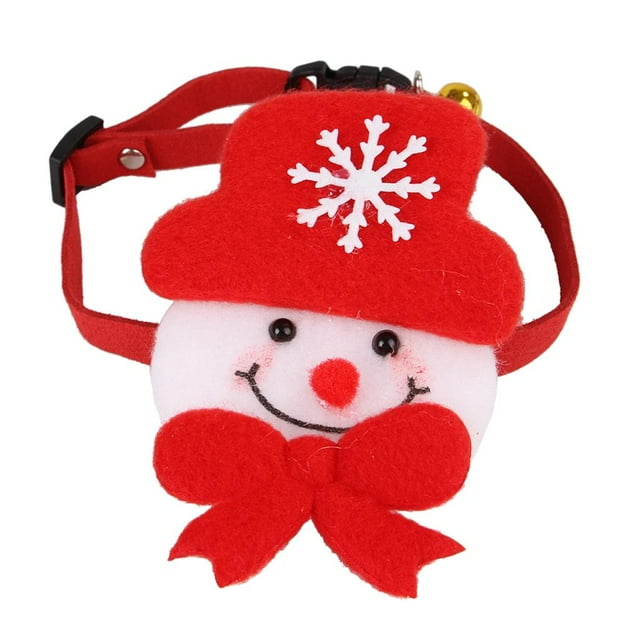 Disfraz de mascota Halloween Disfraz de Navidad Collar para perro gato pequeño - tal se describe, Monigote de nieve Salvador Collar de sombrero para mascotas