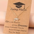 thumbnail image 4 of 12 Pcs Graduation Cap Necklace Set, Inspirational Pendant Necklaces with Motivational Cards, Gold Tone Alloy Jewelry Gift for Graduates, Class of 2026 Graduation Party Favors Keepsake Gifts, 4 of 4