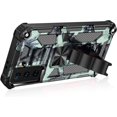 thumbnail image 5 of Samsung Galaxy S21 Plus Case, Camouflage Sturdy Phone Case with Heavy Duty Shockpro of Military Grade Anti-Fall Protection and Built-in Magnetic Cover for Samsung Galaxy S21 Plus MC Mint Green, 5 of 14