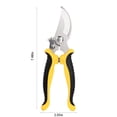 thumbnail image 3 of Augper Garden Pruning Shears 19 cm Adjusatable Hand Pruner & Lopper Type with Stainless Steel Blades, 3 of 9