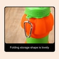 thumbnail image 2 of Bewildely Botella de agua deportiva multifuncional para todas las actividades, botella de agua plegable, botella para beber Teteras naranja, 2 of 2