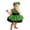 Green, variant on Toddler Kids Caveman Girls Halloween Dog Bones Historical Cavegirl Mesh Dress Outfits