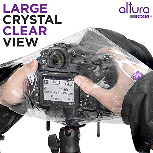 Standard and Flash Version Altura Photo Rain Cover for DSLR Camera 2 Pack