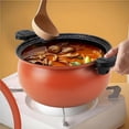thumbnail image 3 of BPPEG Multifunctional Large Capacity Non-Stick Pressure Cooker,Pressure Cooker 8 Qt,Visible Transparent Glass Cover,Anti-Scalding Handle,for Family Meals,Soups,Stews, 3 of 7