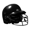 thumbnail image 3 of Protector de casco de bateo Zulema con mascarilla Softbol lanzamiento rápido transpirable Negro, 3 of 8