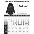 thumbnail image 6 of Soularge Women's Plus Size Winter Jacket Insulated Puffer Coat Warm Winter Coat with Hood Black 2X, 6 of 7