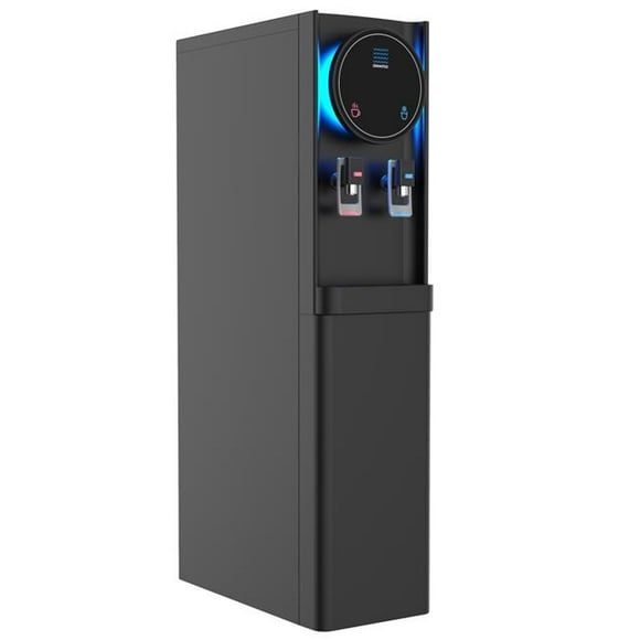 Drinkpod DPWPA600FSB Pro 6 Series Bottleless Hot & Cold Water Cooler Dispenser with 3 Stage Purification, Complete Installation Kit & Cafe Connect, Black