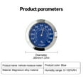 thumbnail image 5 of Analog Thermometer Hygrometer Temperature Humidity Monitor Meter Gauge Blue Hygrometer Smile Home, 5 of 9