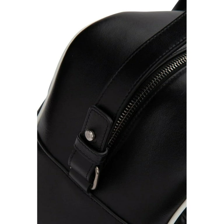 Giant Leather Bowling Bag in Black - Saint Laurent