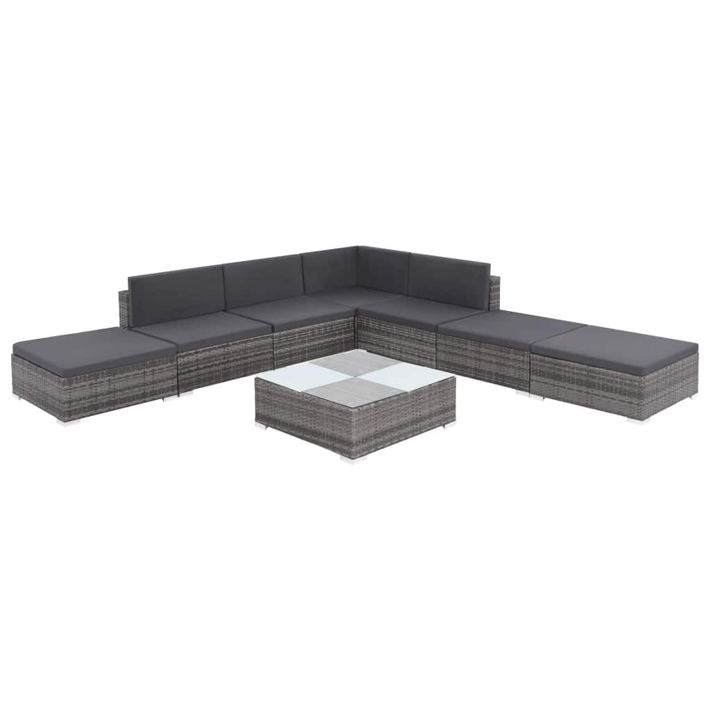 Kepooman Outdoor Patio Furniture Set, All Weather Dining Sectional Sofa Couc for Garden Kepooman Outdoor Patio Furniture Set, All Weather Dining Sectional Sofa Couc for Garden