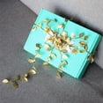 thumbnail image 3 of 1 Roll Wrapping Ribbon Lace Trim Faux Leather Tear-resistant Fade-less Don't Wither Photo Props 2 Colors Vivid Leaf Gift Ribbon for Festival, 3 of 5