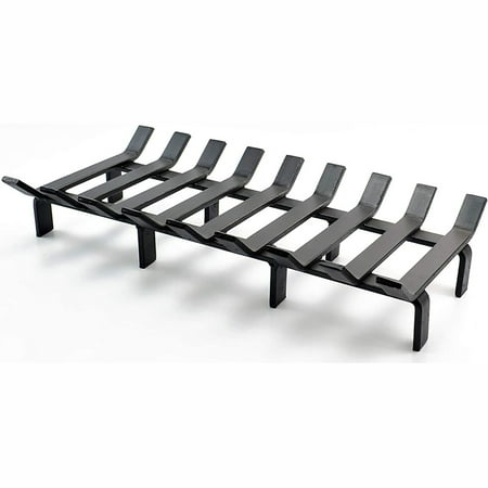 

Valentines Day Gifts Fireplace Wood Grates - Heavy Duty Solid Steel Grates for Wood Stoves and Fireplace Wood Stands 20 20 X 10 X 4 Matte Black