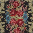 thumbnail image 6 of SAFAVIEH Classic Vintage Alec Floral Area Rug, Black/Multi, 6' x 9', 6 of 6