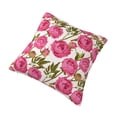 thumbnail image 2 of Rateoe Rose Flowers Pattern Throw Pillow Cover Premium Pillow Stuffer Sham Square for Decorative Cushion Bed Couch Sofa(Pillow insert not included), 2 of 8