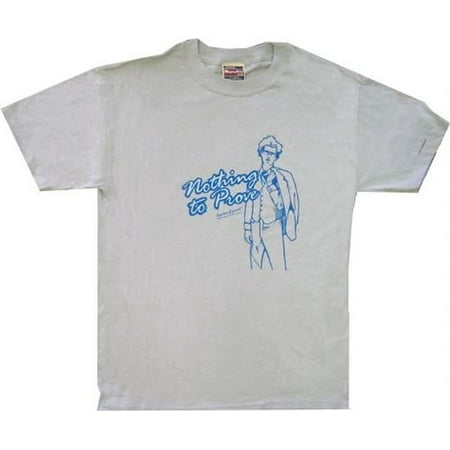 Light Blue Adult Shirt - Napoleon Dynamite Nothing To Prove Adult Light Blue T-Shirt