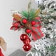 thumbnail image 4 of Christmas Large Bell Ornaments, 2pcs for Xmas Tree Decorations Christmas Door Hanging Bells with Pinecone Christmas Wreath Gift(Red White), 4 of 5