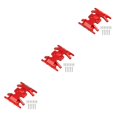 thumbnail image 4 of ZLight RC Car Metal Gear Box Base Mount Holder 1/24 Model Upgrade Spare Part Screws Set Modified Replacement for Axial SCX24 AXI00001 Red 3Set, 4 of 6