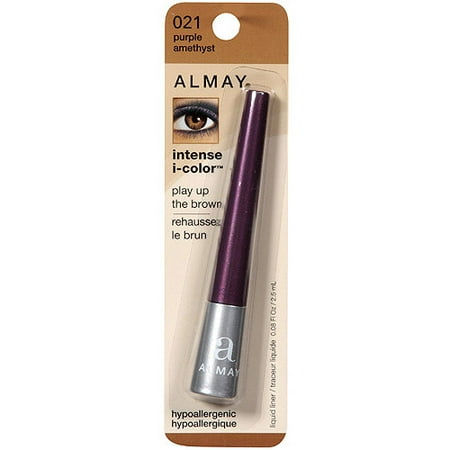 Almay Intense I-Color Liquid Eye Liner, 021 Purple Amethyst, 0.08 Fl Oz