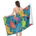 thumbnail image 2 of Toalla de playa COMFAR Dinosaur para niños y niños, microfibra, 75 x 150 cm, 2 of 7