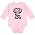 thumbnail image 3 of Inktastic Handpicked for Earth by My Sister in Heaven with Angel Wings Boys or Girls Long Sleeve Baby Bodysuit, 3 of 5