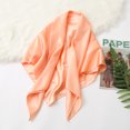 thumbnail image 1 of 35 Inch Satin Head Scarves Large Square Scarves Silky Head Scarf, 1 of 6