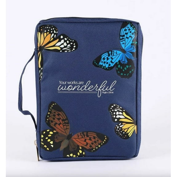 Bible Cover-Butterflies/Wonderful-Large