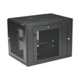 thumbnail image 2 of StarTech.com 12U 19" Wall Mount Network Cabinet, 4 Post 24" Deep Hinged Server Room Data Cabinet- Locking Computer Equipment Enclosure with Shelf, Flexible Vented IT Rack, Pre-Assembled - 12U Vented Cabinet (RK1232WALHM) - Rack enclosure cabinet - wall mountable - black - 12U, 2 of 7