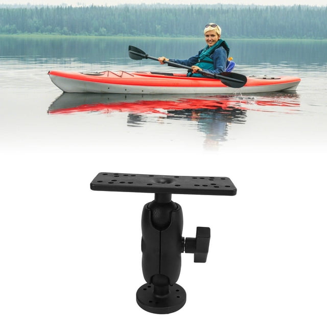 Fishfinder GPS Plaque Support Rotatif, Kayak Électronique Fish Finder Mount Stable Résistance à la Corrosion Universelle Résistance à Haute Température pour GPSMAP 175