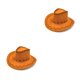 thumbnail image 3 of Qarigey Adults Portable Fashion Western Style Cowboy Photography Wide Hat Headwear Banquet Cosplay Decor Brim Cap Prop Amarillo 2piezas Qarigey CBP011679, 3 of 5